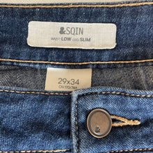 Load image into Gallery viewer, &SQIN Low Slim Denim Cut-off Shorts Jeans
