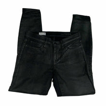 Load image into Gallery viewer, Women's Gap 1969 Sz 26 Black Legging Jean Sheen Skinny Denim