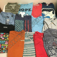 Load image into Gallery viewer, Five(5) pounds Bulk Lot Men's Shirts Tops Spring Summer  S M L XL XXL Wholesale