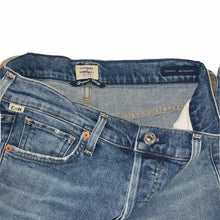Load image into Gallery viewer, Citizens of Humanity Emerson Slim Boyfriend Crop Jeans Sz 24 Premium Vintage Rip
