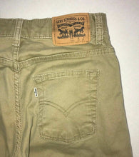 Load image into Gallery viewer, Boy's Youth Levi's Strauss 511 Denim Jeans Pants Size 27 x 27 Slim Beige