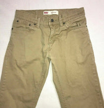 Load image into Gallery viewer, Boy's Youth Levi's Strauss 511 Denim Jeans Pants Size 27 x 27 Slim Beige