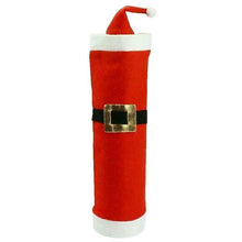 Load image into Gallery viewer, 2 piece set Wine Bottle Set Christmas Cap On Bottle Santa Gift Belt Gift