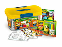 Load image into Gallery viewer, Crayola Creative Art Supply Set - Minions Coloring Set Bin Box