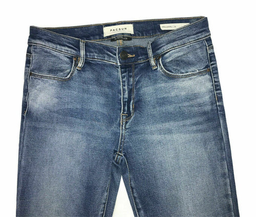 Women's PacSun Jeans Denim Pants Size 26 Ankle Jegging Super Stretch Capri