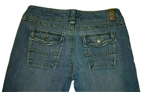 Women's Maurices Jeans Denim Pants Size 7/8 Premium Boot Light Blue Wash