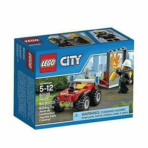 LEGO CITY Fire ATV 60105 New Fire fighters EMS 64pcs legos kit