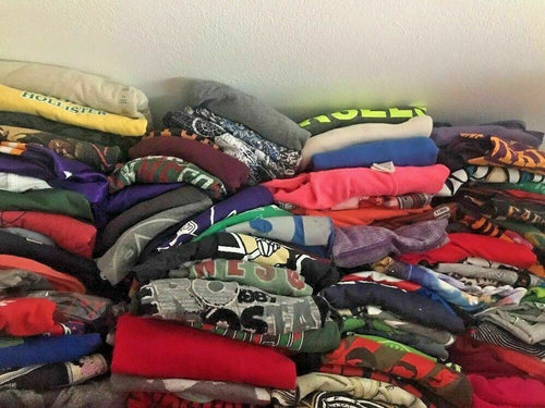 Men's 5 Pounds of Winter/Fall CLOTHING Huge Lot Tops Shirts Sweater Long Sleeve