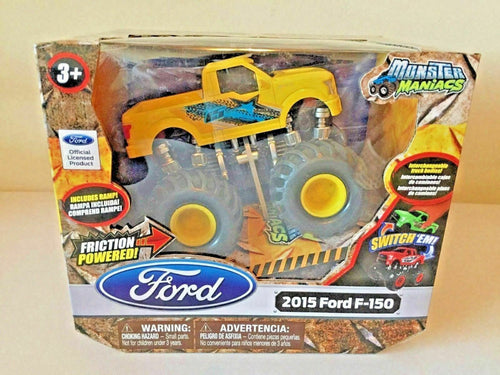 Ford F-150 Toy Truck Friction Powered Monster Maniacs with Ramp 2015 NEW Toy