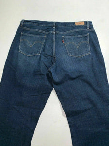 Women's Levi's 515 Jeans Sz 12 Bootcut Denim Jeans Dark EUC