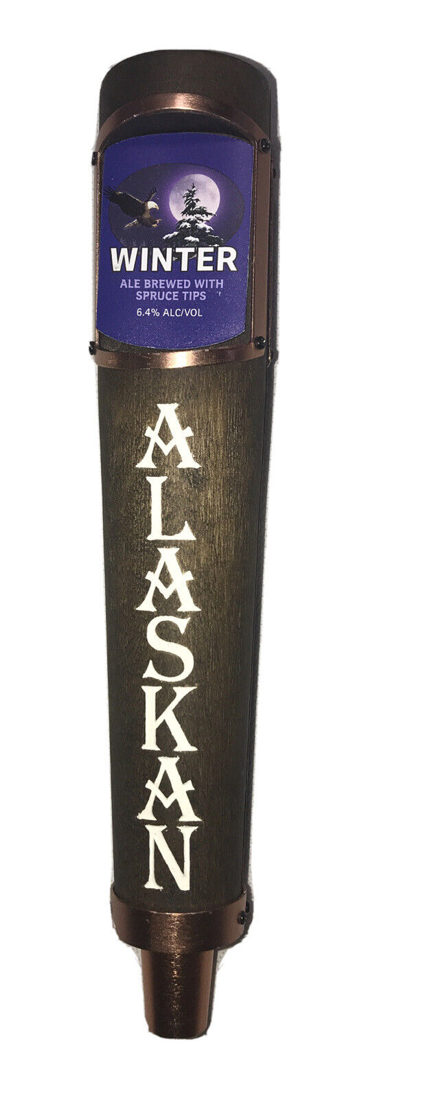 Alaskan Winter Beer Brewery Tap Handle Bar Rare