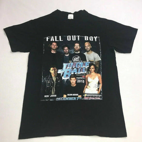 Men's Fall Out Boy Shawn Mendes Nick Jonas Demi Lovato Band T-Shirt Size Small