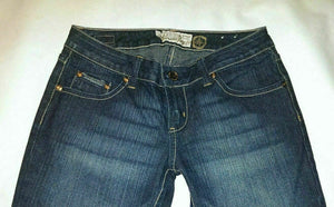 American Rag jeans size 1 x 30" Womens Blue Denim Bootcut Jeans Distressed