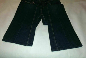 American Rag jeans size 1 x 30" Womens Blue Denim Bootcut Jeans Distressed