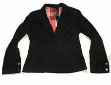 Load image into Gallery viewer, Women&#39;s Bandolino Blazer Suit Pea Coat Jacket Size 10 Stretch Solid Black