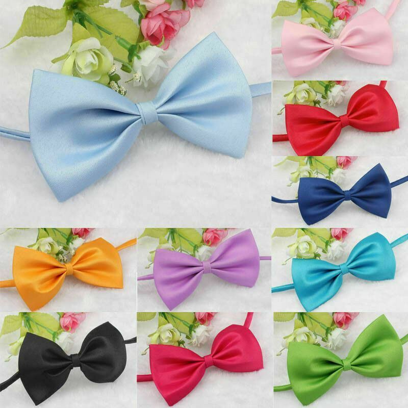 Pet Dog Cat Bow-ties Unisex Cute Funny Baby Doll Puppy Kitty Adjustable Clip