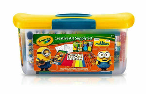Crayola Creative Art Supply Set - Minions Coloring Set Bin Box