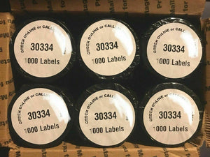 8 Rolls of 1,000 Medium Multipurpose Labels for DYMO LabelWriters #30334