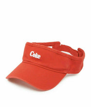 Load image into Gallery viewer, American Needle Micro Sun Visor Adjustable Hat Coke Coca Cola Logo Red NWT