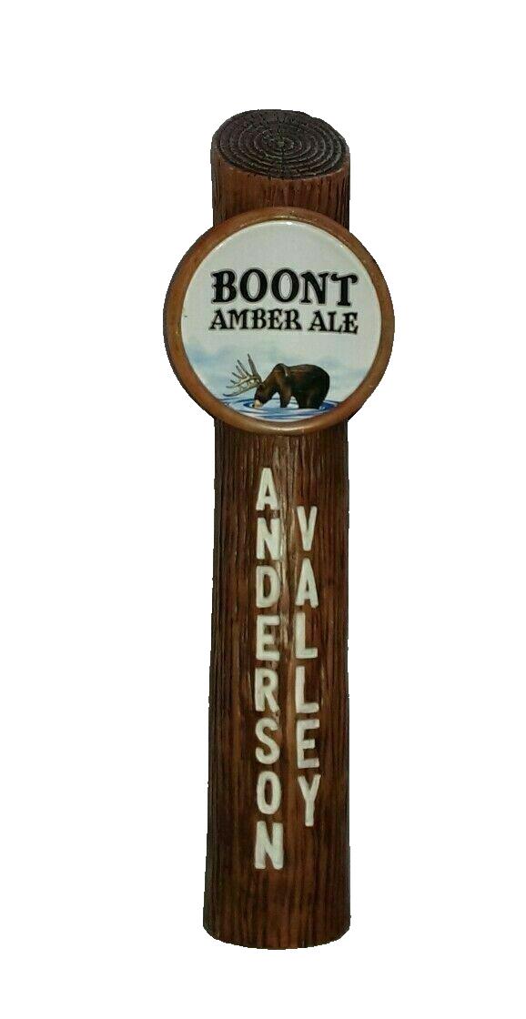 ANDERSON VALLEY BOONT AMBER ALE BEER TAP HANDLE Brewery Man Cave