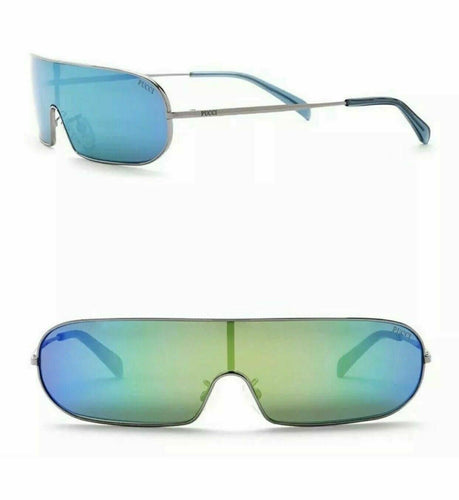 Emilio Pucci EP0068-12Q-0 Ladies Sunglasses Gunmetal Shield Multicolor