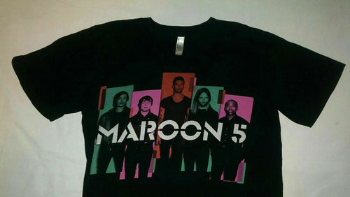 Men's Marron 5 Rock Pop Band T-Shirt Size Small 2013 Tour Shirt Top