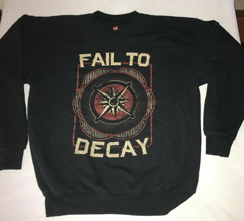 Men's Fail to Decay Metal Band Thrash Rare Sweatshirt Size Large