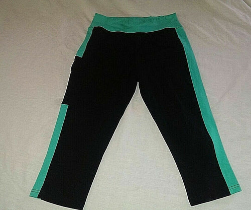 Women's Neonysweets Sz Small Leggings Stretch Athletic Cargo NEW With Tags Capri