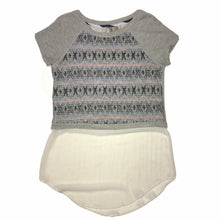 Load image into Gallery viewer, Anthropologie Dolan Left Coast Collection Stripe Knit Mesh Sheer Shirt Medium