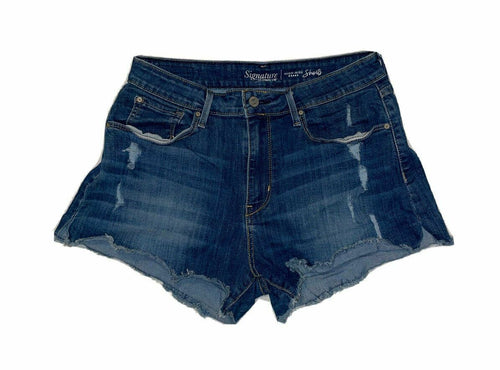 Women's Levi's Strauss Shorts Denim Jean Sz 10/30 Hi-Rise Rips